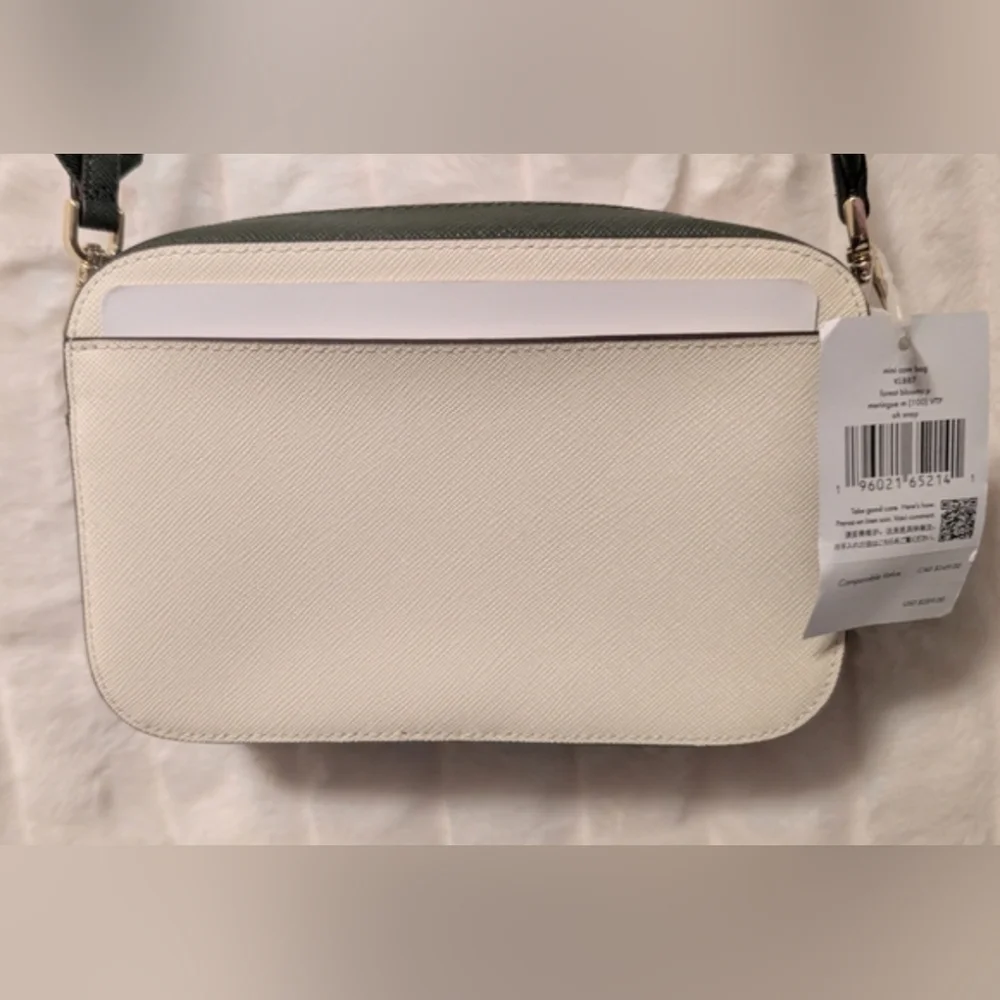 NWT 2FER Kate Spade Card Holder &  Crossbody Bag - Green Floral - Picture 5 of 11